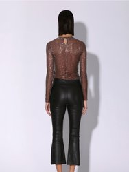 Barra Top, City Sequin Mink