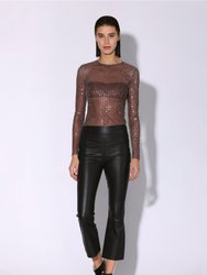 Barra Top, City Sequin Mink