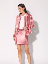 Brittany Jacket, Picnic Tweed Red