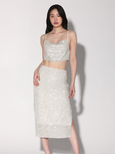 Walter Baker Crista Skirt - Ice Sequin product