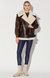 Donna Vest Shearling Leather - Mocha Leather/Off White Fur - Mocha Leather/Off White Fur