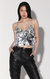 Dynah Top - Silver Starlet Sequin