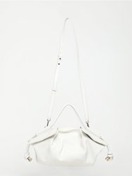 Easton Satchel Bag, Bright White