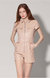 Evelyn Romper, Rose Pink - Leather