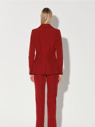 Felicia Blazer, Merlot - Suiting