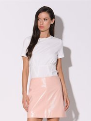 Haley Skirt, Sorbet Patent - Leather