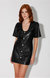 Harlynn Leather Dress - Black 