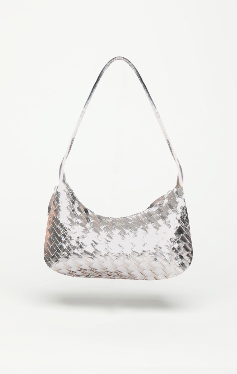 Hazel Shoulder Bag, Silver - Silver