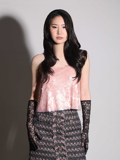 Walter Baker Iliana Skirt, Tribeca Tweed Black Blush product