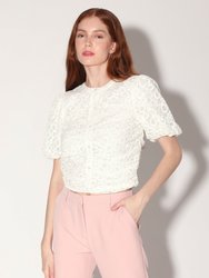 Janet Top, Ivory - Ivory