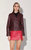 Karter Leather Jacket - Plum 