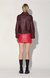 Karter Leather Jacket - Plum 