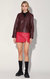 Karter Leather Jacket - Plum  - Plum