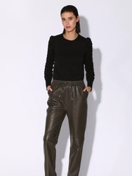 Levie Pant, Moss - Leather - Moss