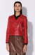 Liz Leather Jacket - Red - Red