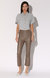 Luisa Pant, Sand - Stretch Leather - Sand