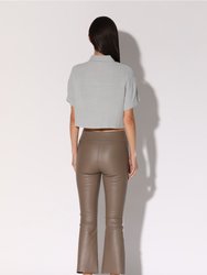 Luisa Pant, Sand - Stretch Leather