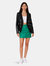 Marley Blazer, Black - Leather - Black