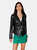 Marley Blazer, Black - Leather