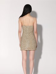 Maya Dress, Gold Rush Sequin