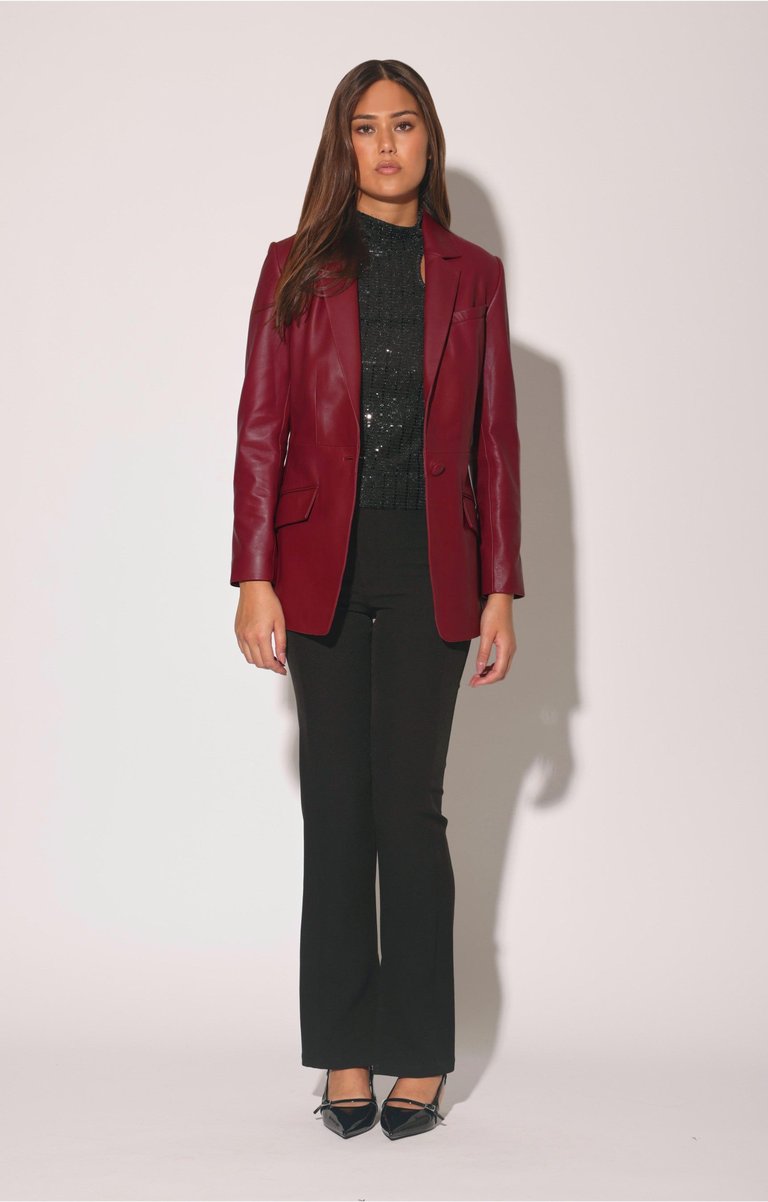 Mia Blazer - Garnet - Garnet