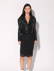 Milan Jacket, Black - Leather - Black