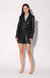 Misha Blazer, Black - Leather - Black