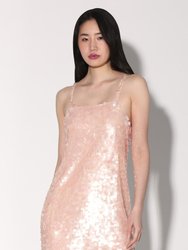 Naomie Dress, Blush Prism Sequin