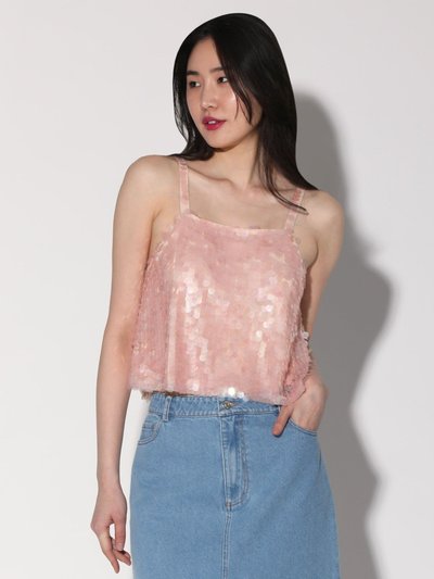 Walter Baker Nicky Top, Blush Prism Sequin product