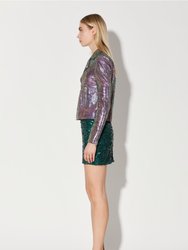 Presley Jacket - Lilac Crushed Metallic