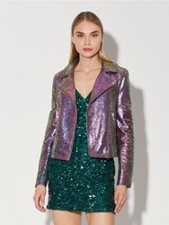 Presley Jacket - Lilac Crushed Metallic