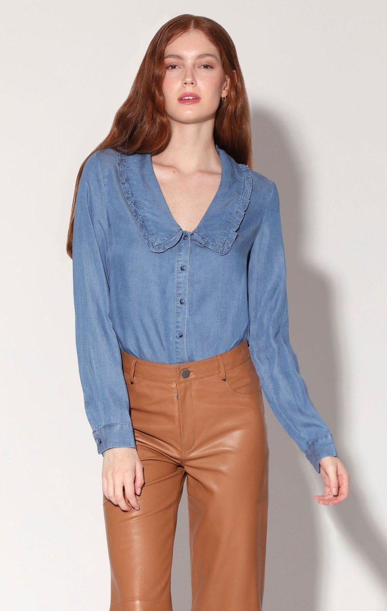 Rachel Top, Medium Wash - Medium wash