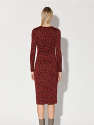 Shaina Dress, Dali Leopard Knit
