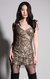 Tessia Dress - Gold Beam Sequin