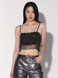 Tiana Top - Swirl Sequin