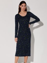 Trysta Dress - Midnight Leo Knit