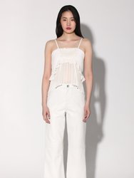 Venice Pant, Bright White - Leather - Bright White