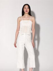 Venice Pant, Bright White - Leather