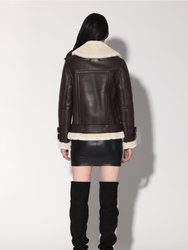 Whitney Jacket, Mocha/Off White