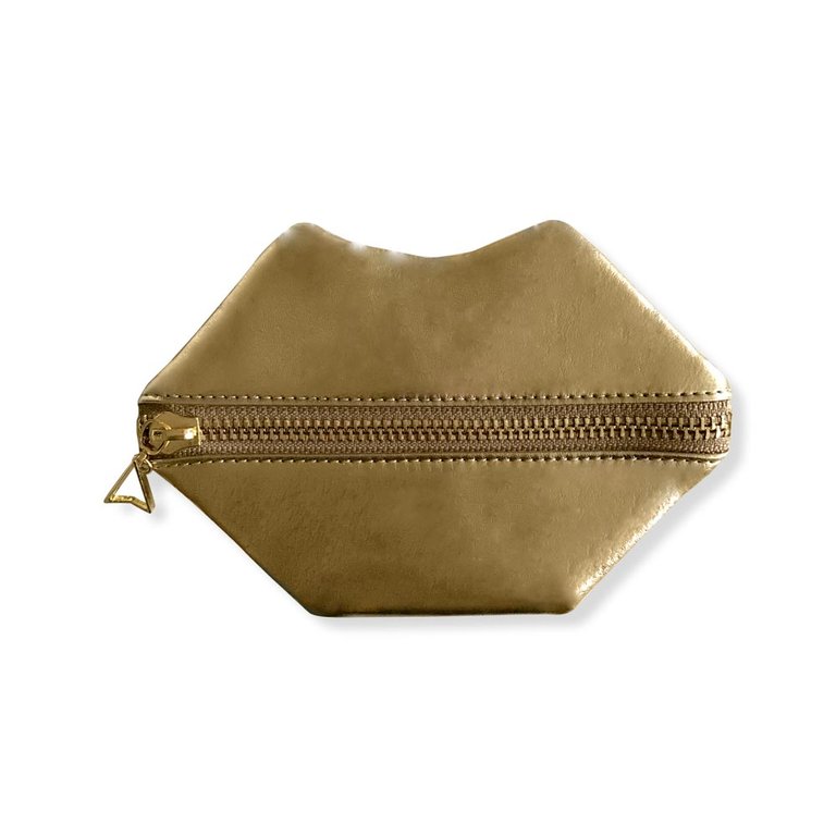 Mini Pucker Up Pouch - Brown