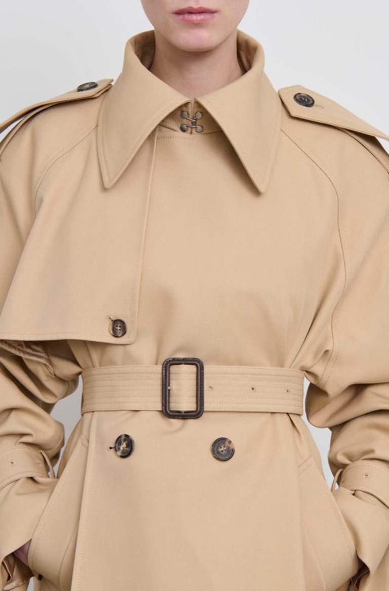 Crop Trench Coat