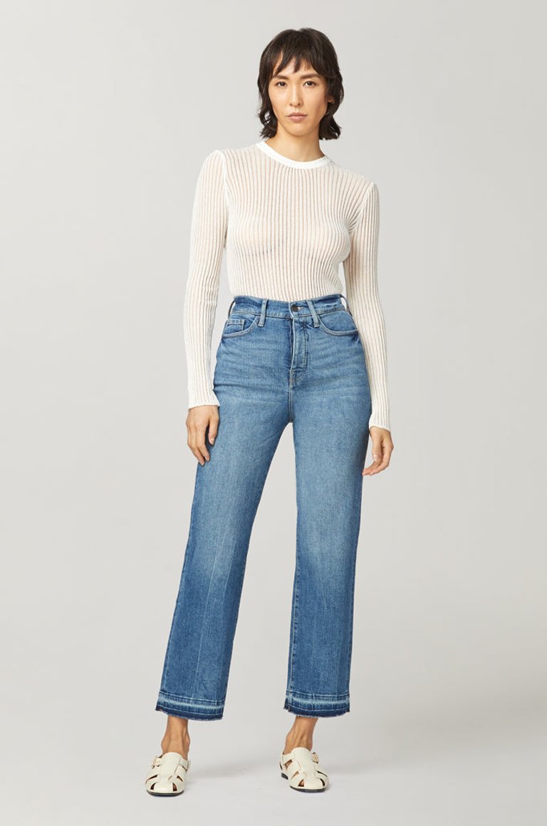 ASE - High Rise Straight Jeans, Cleo - Cleo