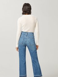 ASE - High Rise Straight Jeans, Cleo