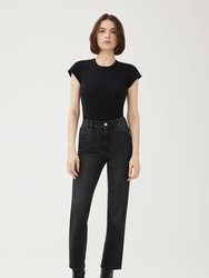 ASE - High Rise Straight Jeans - Nightfall - Nightfall