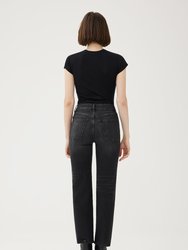 ASE - High Rise Straight Jeans - Nightfall