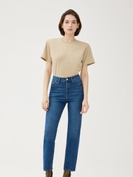 ASE - High Rise Straight Jeans - Seaborn - Seaborn