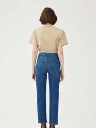 ASE - High Rise Straight Jeans - Seaborn