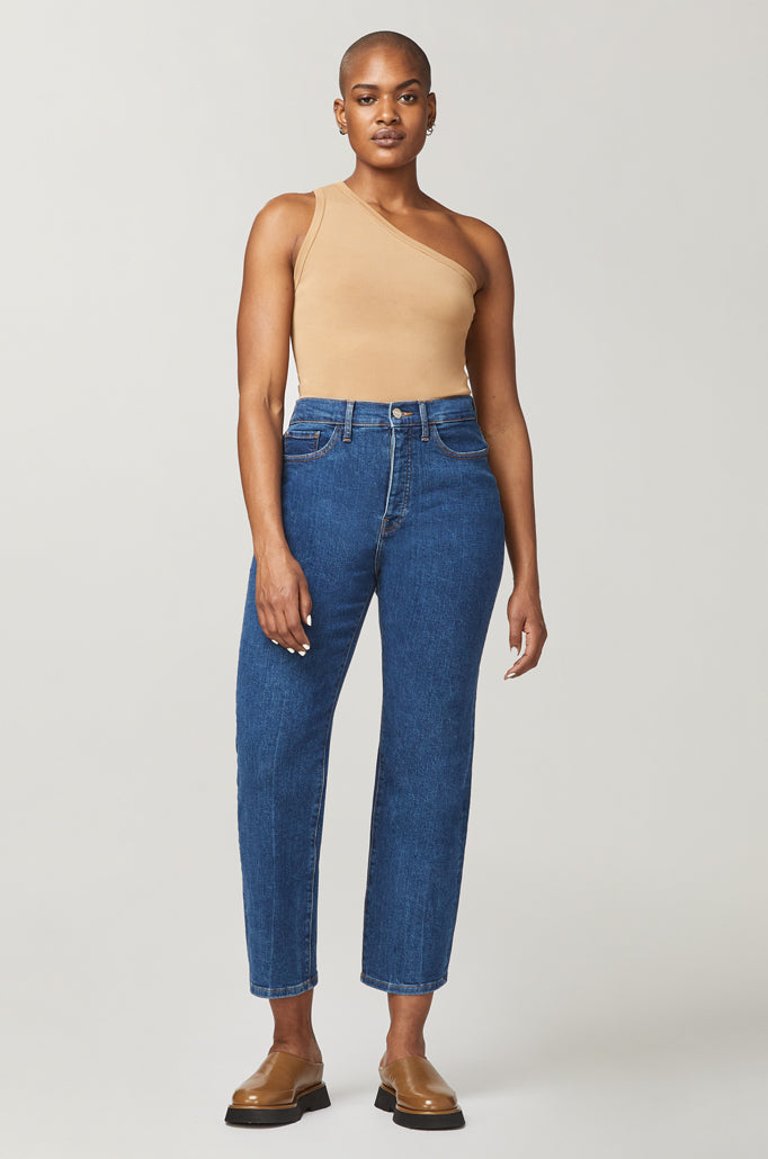 ASE - High Rise Straight Jeans, Watersong