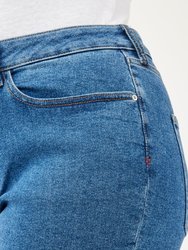 Ase Plus - High Rise Straight Jean - Pacific