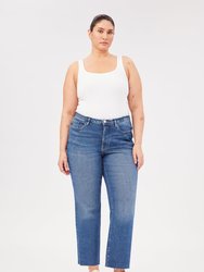 Ase Plus - High Rise Straight Jeans - Bel Air - Bel Air